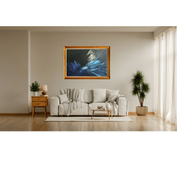 Zorza polarna I olej na płótnie 70x100