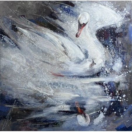 Łabędź 50x50