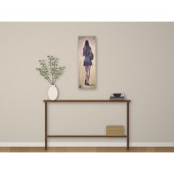 Z cyklu Lady X 30x90 – obraz we wnętrzu